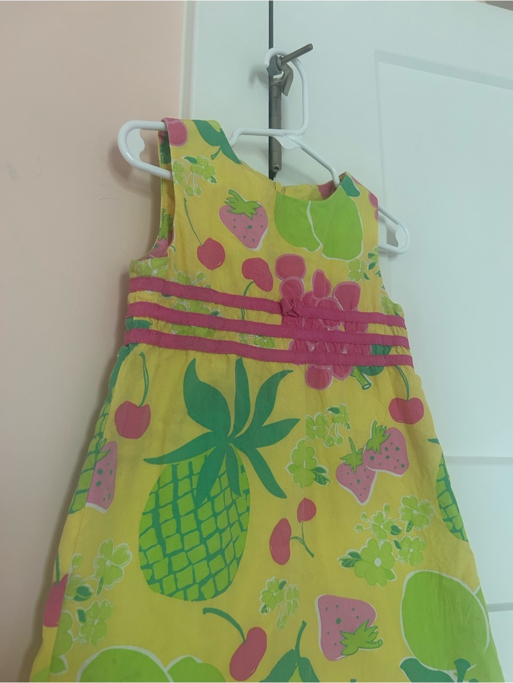 Vintage Lilly Pulitzer Fruit Punch Dress White Label - Picture 2 of 6